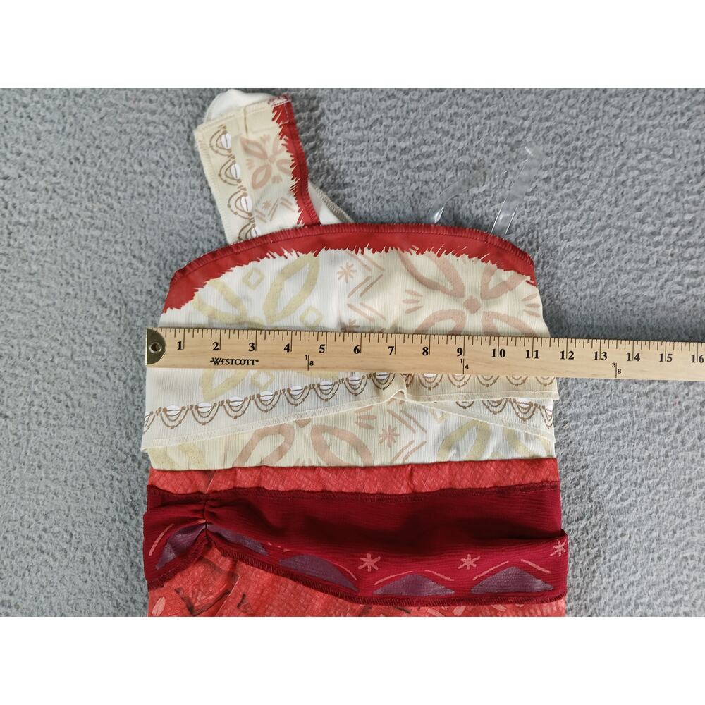Disney Moana 2 Costume Girls Small (4-6X) Red Kids Dress NWOT - Picture 4 of 7